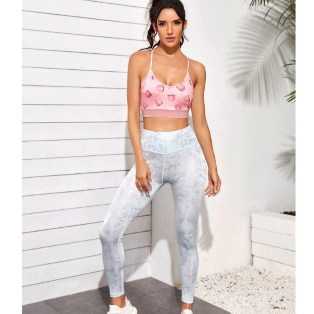 Peachy Banded Sports Bra π - Picture 5 of 6
